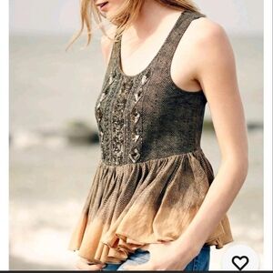 Anthropologie Akemi + Kin Sequin Swing Tank Top Medium